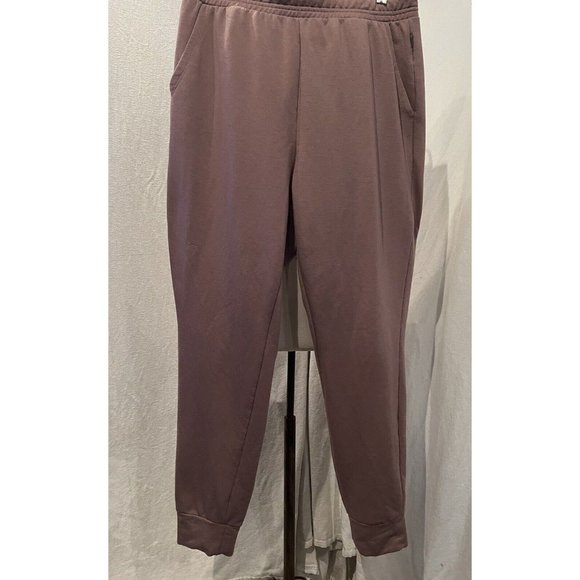 Eddie Bauer Women's Lounge Pants Size M Plum Pockets  RN # 157622 - Picture 1 of 13